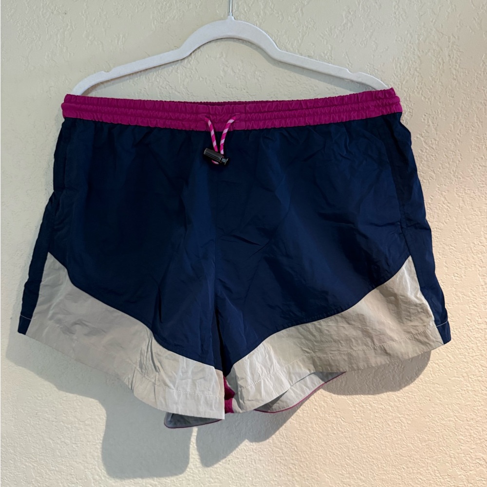 Lululemon Athletica Navy and Pink Athletic Shorts